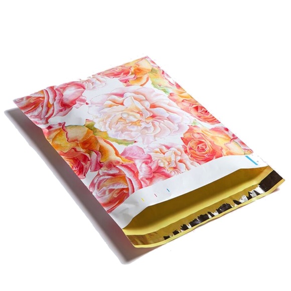 AUGUST PICK!! 20 Watercolor Blossom Poly Mailer 10 x 13 inch - Picture 4 of 4